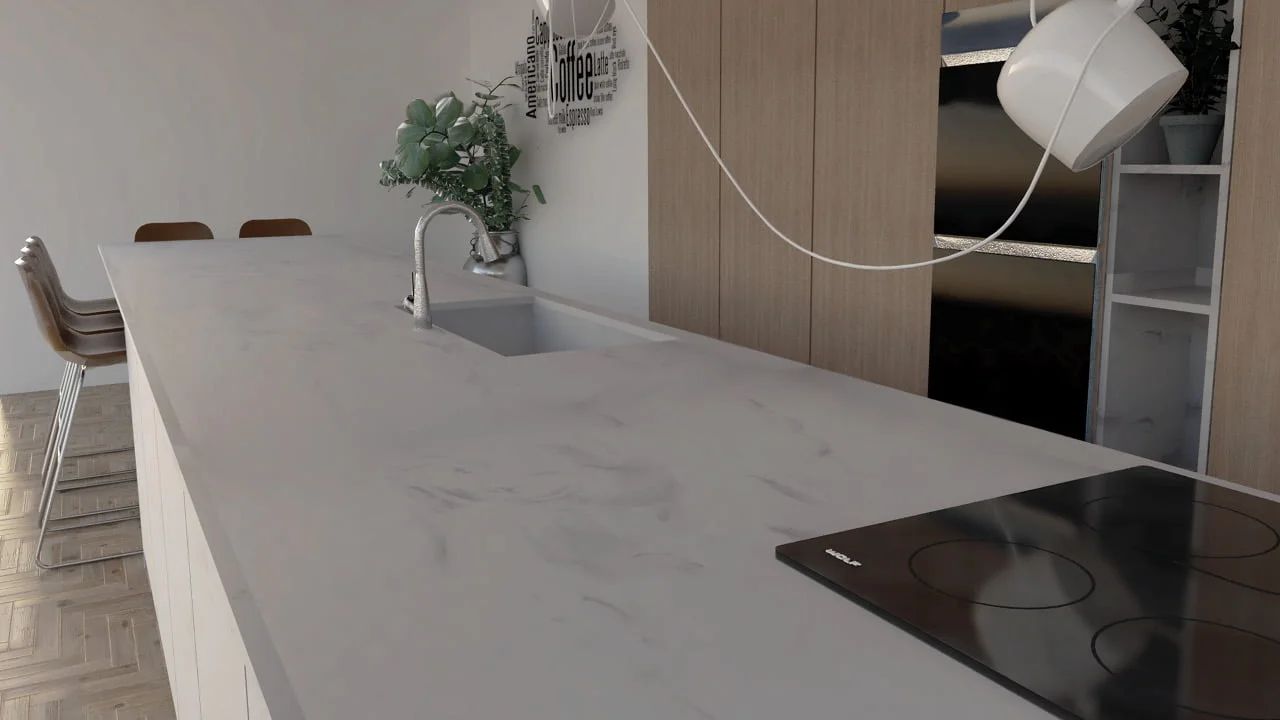 corian κουζινα